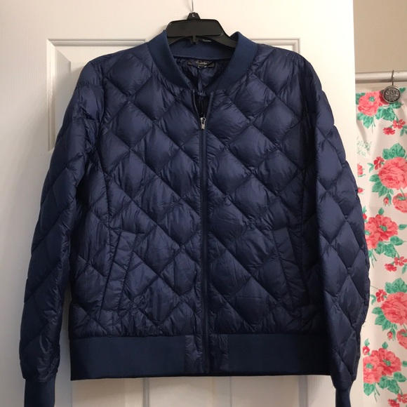 HeatKeep Jackets & Coats Navy Blue Down Jacket Poshmark